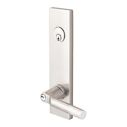Modern Rectangular Single and Two-Point Lockset Trim Style - Door Entry Sets