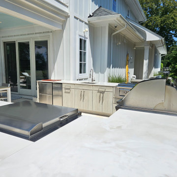 Outdoor Kitchen Designed With The Chef In Mind All Summer Long In The Hamptons