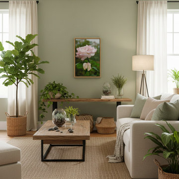 Admiration Floral Botanical Nature Photo Biophilic Style Artwork