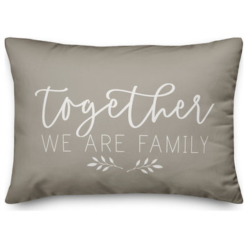 Together We Are Family 14x20 Spun Poly Pillow