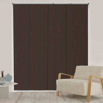 Mountain Chocolate (Thermal & Room Darkening) - Panel Track Blinds