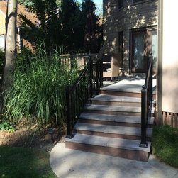 Wood looking Stone Deck using Paverdeck - Landscaping Stones And Pavers