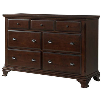 Picket House Furnishings Brinley 7 Drawer Dresser in Cherry