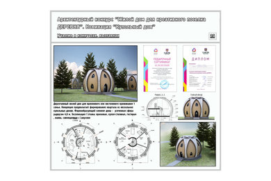 Конкурсный проект "Купольный дом"