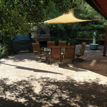 Facelift to an old patio.