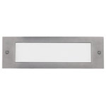 Kuzco - Bristol Recessed Light, Gray, 9.75"Wx3.625"Hx2.25"E - RECESSED LIGHT -This 9-3/4 inch long exterior recessed light is simple and beautiful. The rectangular die-cast aluminum housing acts as a border for the rectangle of LED light. Bristol's polymeric diffuser ensures you never have hot spots of light. Dimmable. Use in both exterior and interior locations.