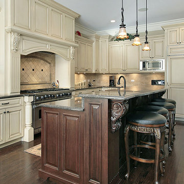 Antique White Kitchens
