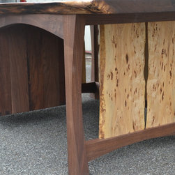 Live Edge Walnut Executive Desk - Desks And Hutches