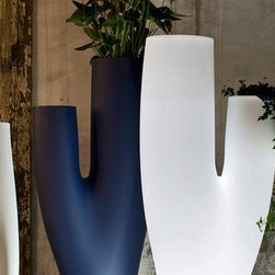 Missed Tree Illuminated Planters by Serralunga - Outdoor Pots And Planters