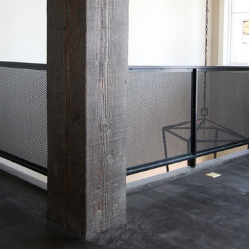 Interior - Grid Paneled Balustrades