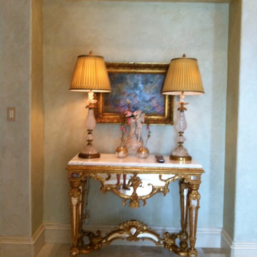 Traditional: The Grandeur of an Italian Provincial MasterBath Cabinetry & Walls