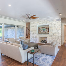 Lot 2 Fireplace stone and facade