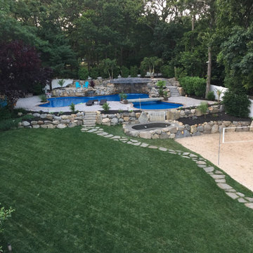 Farmingville Pool Landscape Design