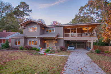 Example of an exterior home design in Atlanta