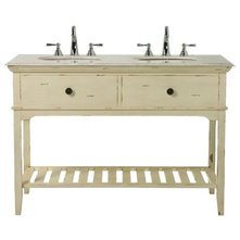 Traditional Bathroom Vanities And Sink Consoles Spencer Double Sink Vanity