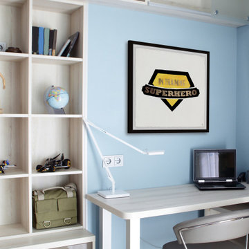 "Superhero in Training Badge" Framed Painting Print