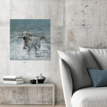 "Stick with Me" Painting Print on Wrapped Canvas