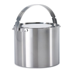 Cylinda Line Ice Bucket | Designed by Arne Jacobsen and Peter Holmblad - Ice Tools And Buckets  