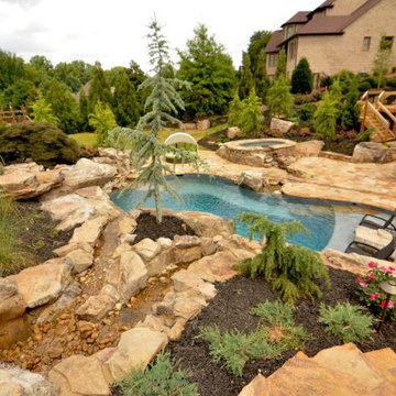 Free Form Swimming Pool: Dive into Timeless Elegance
