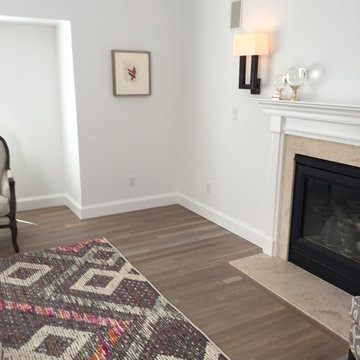 East Hampton: custom grey stain and Satin Bona Traffic
