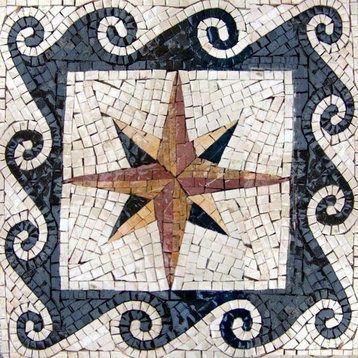 Wall Mosaic Accent, Venetia, 16"x16"