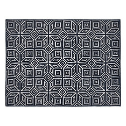 Shea Blue and White Rug 9'x12' | CB2 - Baby And Kids