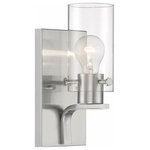 Nuvo Lighting - Nuvo Lighting 60/7171 Sommerset - 1 Light Bath Vanity - Sommerset; 1 Light; Vanity Fixture; Brushed NickelSommerset 1 Light Ba Brushed Nickel ClearUL: Suitable for damp locations Energy Star Qualified: n/a ADA Certified: n/a  *Number of Lights: Lamp: 1-*Wattage:60w A19 Medium Base bulb(s) *Bulb Included:No *Bulb Type:A19 Medium Base *Finish Type:Brushed Nickel