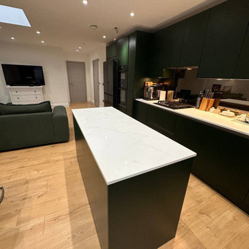 Rear extension for kitchen and dining room
