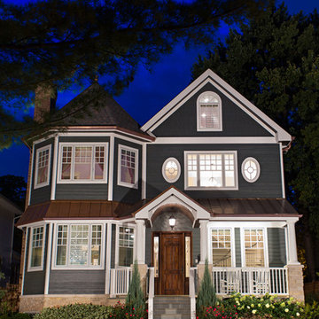 Luxury Custom Home Architectural Photography at Night