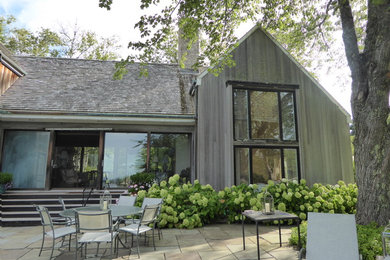 Trendy exterior home photo in Portland Maine