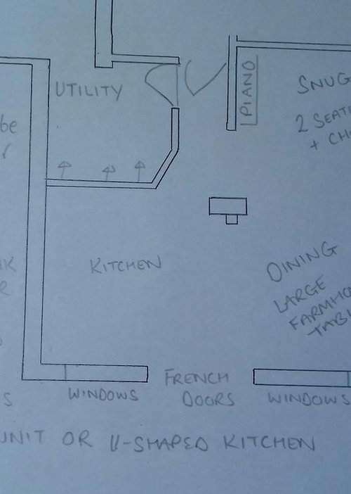 Layout help needed for kitchen/dining/utility/snug Houzz UK