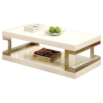 Bowery Hill Coffee Table in White