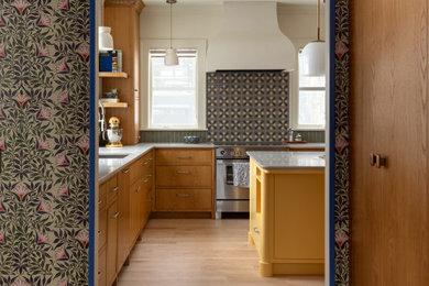 Danish kitchen photo in Minneapolis