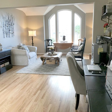 Home Office and Family Room