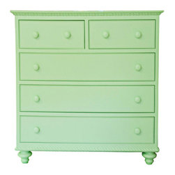 Carolina Wide 2 Over 3 Drawer Chest - Dressers