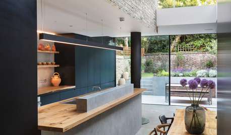 Umbau in London: Ein typisches Townhouse gerät ins Schweben