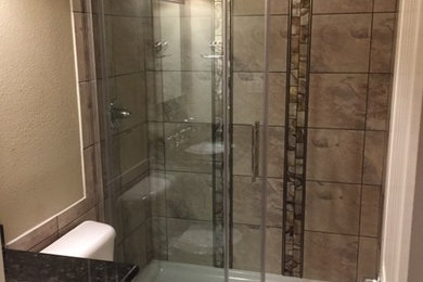 Inspiration for a contemporary bathroom remodel in Portland