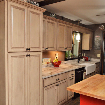 Cottonwood Maple Galley Kitchen. Haas Lifestyle Collection