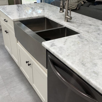 Fantastic White Dolomite Kitchen Countertops