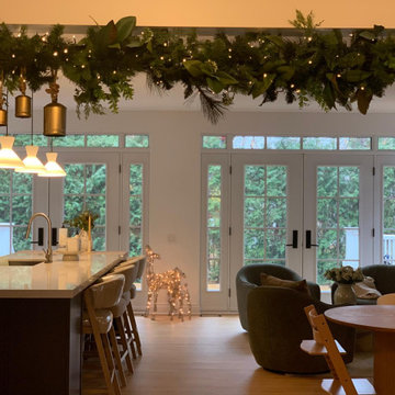 Christmas decoration in Outremont I Soft scandinavian style