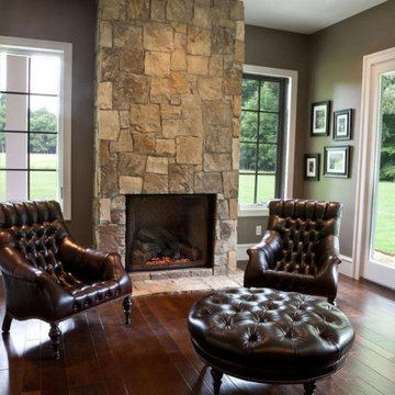 Natural Stone Fireplace