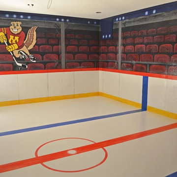 Hockey Playroom Mural