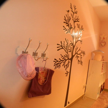 Une chambre de fille, une chambre romantique
