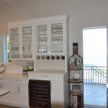 Additional Upper Cabinets, crown & Countertop added to existing Kitchen
