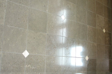 M project - mix of ceramic and natural stone