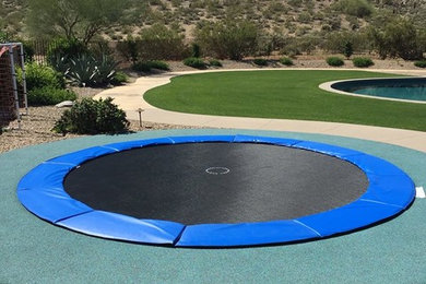Photo of a traditional backyard landscaping in Phoenix.