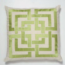 Green Shanghai Links - Decorative Pillows