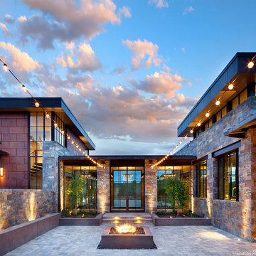 Perry Park Residence and Equestrian Facility- Courtyard