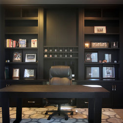 Black Built-in Trophy Desk - Products