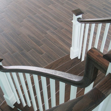 Box Newel/ Radius Flare Project. Hill Res. Satellite Bch FL